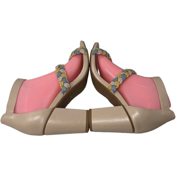 BC Footwear Wanna Be Heels Women's Size 8 Born in California Beige - Picture 7 of 10